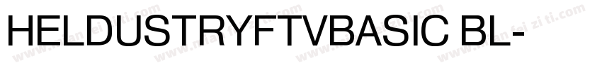 HeldustryFTVBasic Bl字体转换